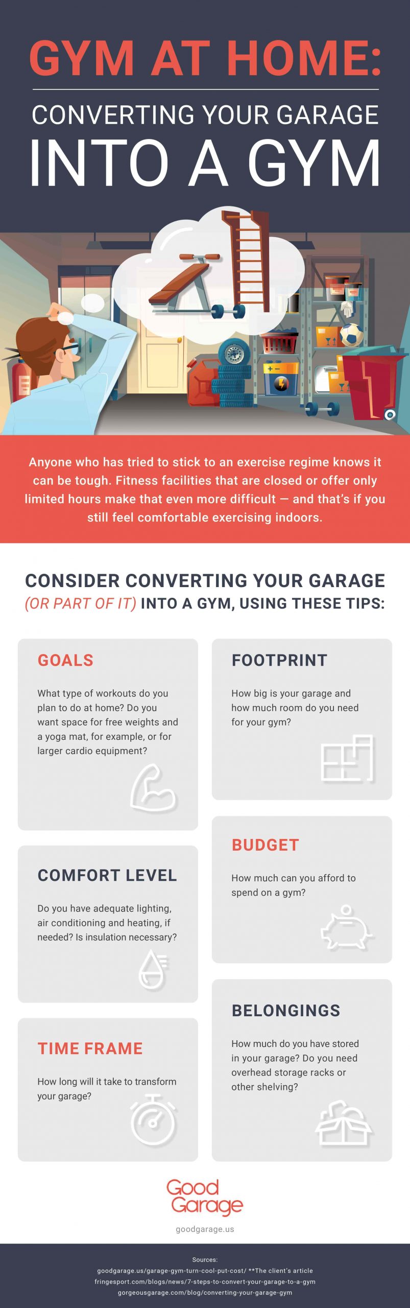 How Your Home's Garage Can Become a Gym